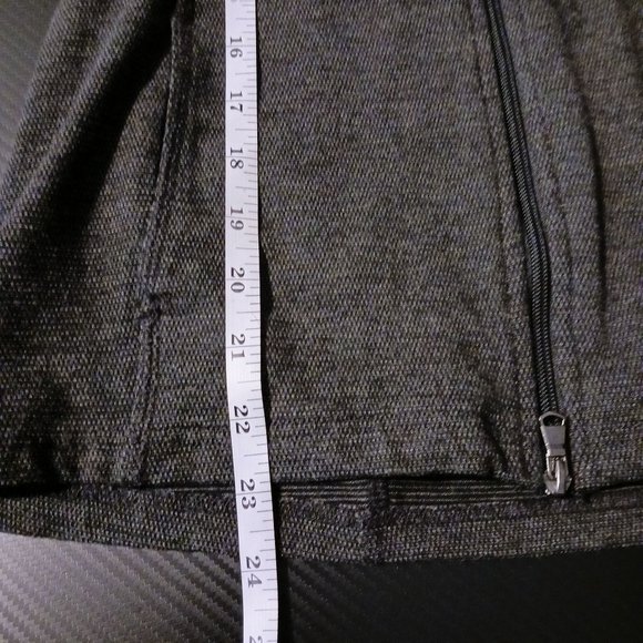 Everlast Athletic Womens Full-Zip Mock Neck Jacket in Charcoal Gray, Size L - Picture 13 of 13